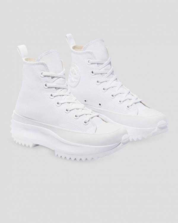 Women's Converse Run Star Hike High Tops Shoes White | CV-209SUO