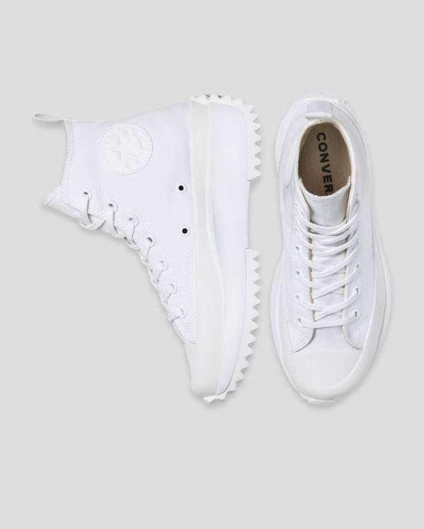 Women's Converse Run Star Hike High Tops Shoes White | CV-209SUO