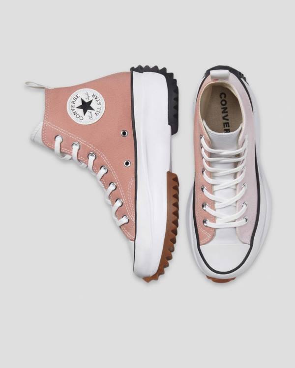 Women's Converse Run Star Hike High Tops Shoes Pink | CV-310NSY