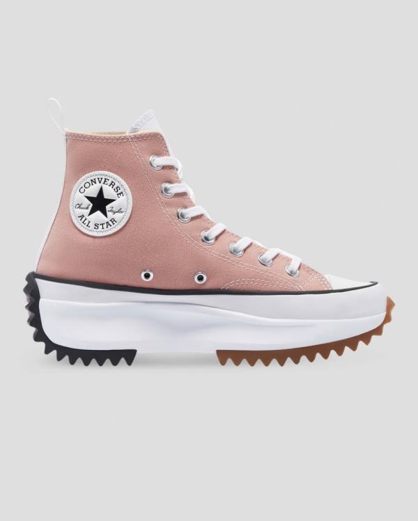 Women\'s Converse Run Star Hike High Tops Shoes Pink | CV-310NSY