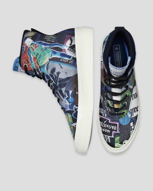 Women's Converse Skidgrip Beat The World High Tops Shoes Multicolor | CV-640VWR