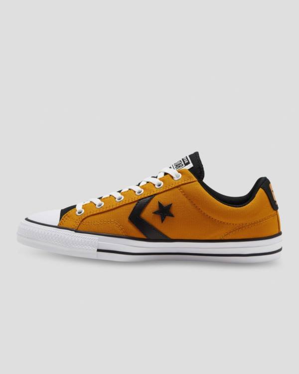 Women's Converse Star Player Low Tops Shoes Yellow Black | CV-472VOX